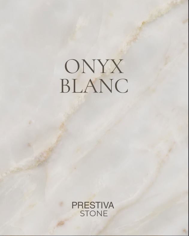 Dalle d'Onyx Blanc
